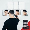 Self Cut System LED 3 Way Mirror for Self Hair