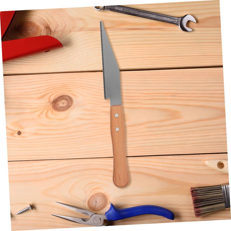 SHINEOFI Compact Hand Saw Portable Woodworking Tool with Fine Teeth