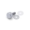 Ciro Seat Thumbscrews Compatible with '96-up HD Models Chrome