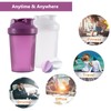 OOTD Protein Shaker Bottle, 400 ml, Leak-Proof, BPA-Free, Protein Shaker