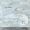 BeNice Matte Bathroom Backsplash Peel and Stick Subway Tile Stickers