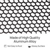 AggAuto Motorcycle Front Grill Mesh Compatible With Can-Am Ryker, Aluminum