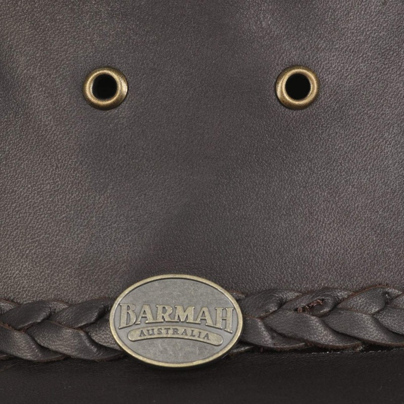 Squashy Outback Leather Hat BARMAH leather hat outback (XXL/62-63 -