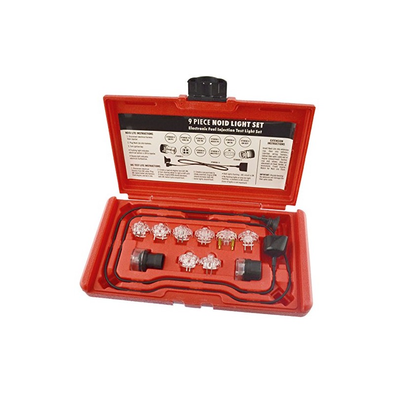 AB Tools 9pc Electronic Fuel Injection Test Signal Noid Light