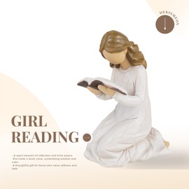 Dekismeos Book Lovers Gifts, Book Lovers, Book&Bookshelf Decor, Bible Reading Christian Gifts for Women, Spiritual Gift for Women