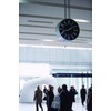 Lemnos Table Clock, Aluminum, Black, Small Size, eki clock s