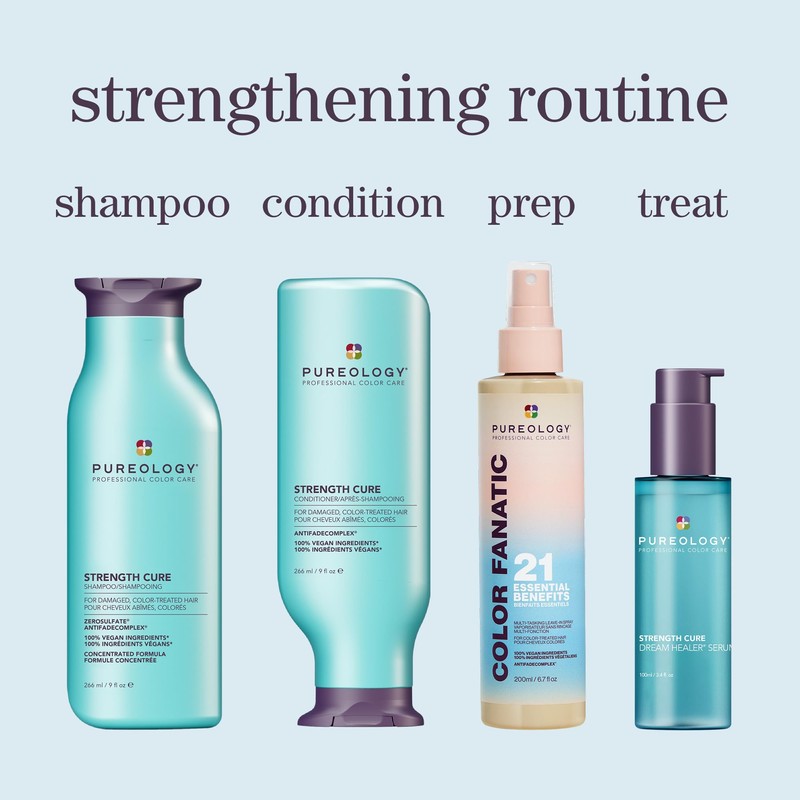 Pureology Strength Cure Shampoo - For Damaged or Color Treated