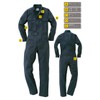 Musashino Uniform, Kurodaruma Long Sleeve Overalls, 49058, 100% Cotton, All