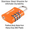 TSA Approved Luggage Locks (2 Pack) OW-Travel ABS 3 Digit