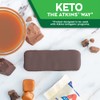 Atkins Caramel Double Chocolate Crunch Snack Bar, Protein Snack, High