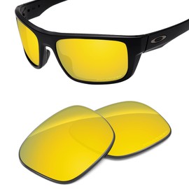 Tintart Performance Lens Compatible with Oakley Drop Point Polarized Etched-Golden Yellow