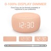 Buffbee Sound Machine & Alarm Clock 2-in-1, 0-100% Clock Face