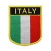 2 Stück Italien Militär Stickerei Patch Schild Abzeichen mit Haken