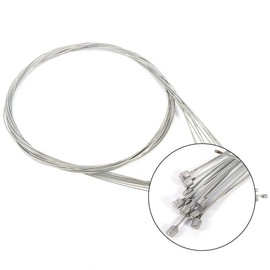 EBTOOLS. 10 Pcs Inner Wire, Shifter Gear, For Gear, For Road Bikes, Stainless Steel, Bicycle Parts, Replaceable, Durable 6.6 ft (2 m)