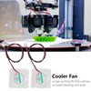 2Pcs 3D Printer Cooling Fan LED Light Hydraulic Bearing Mini