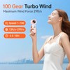 KIMMOO 3-in-1 Portable Handheld Turbo Fan-100 Speeds, 15000 RPM, 10Hrs