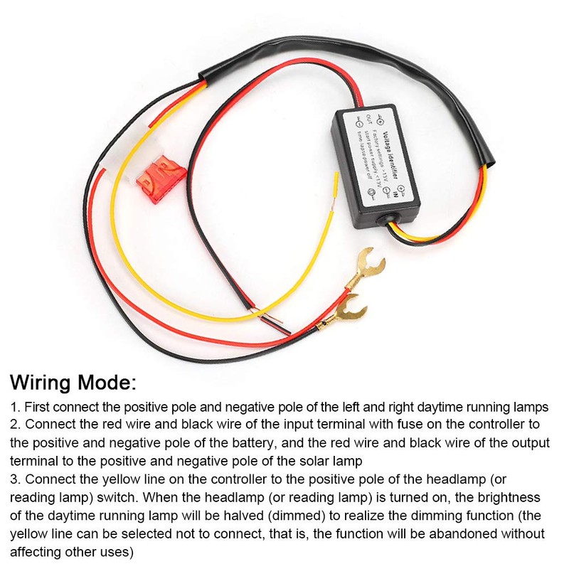 Leapiture DRL Control Module Daytime Running Lights Dimmer Automatic On/Off