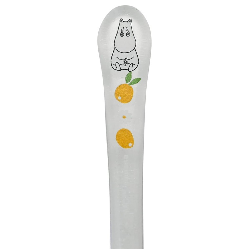 MOOMIN Moon Mihedelma Clear Acrylic Resin Spoon, 7.1 inches (18