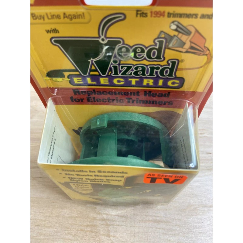 Weed Wizard Replacement Head For Electric Trimmers With 4 Nylon