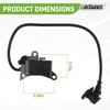 partszen 4223-400-1300 3-Bolt Older Version Ignition Coil for Stihl TS400