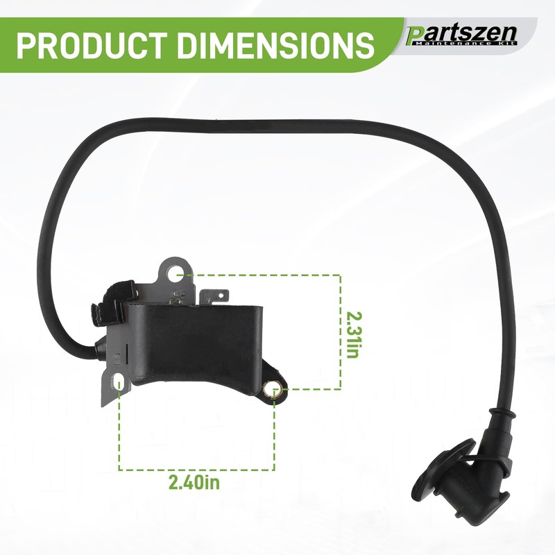 partszen 4223-400-1300 3-Bolt Older Version Ignition Coil for Stihl TS400