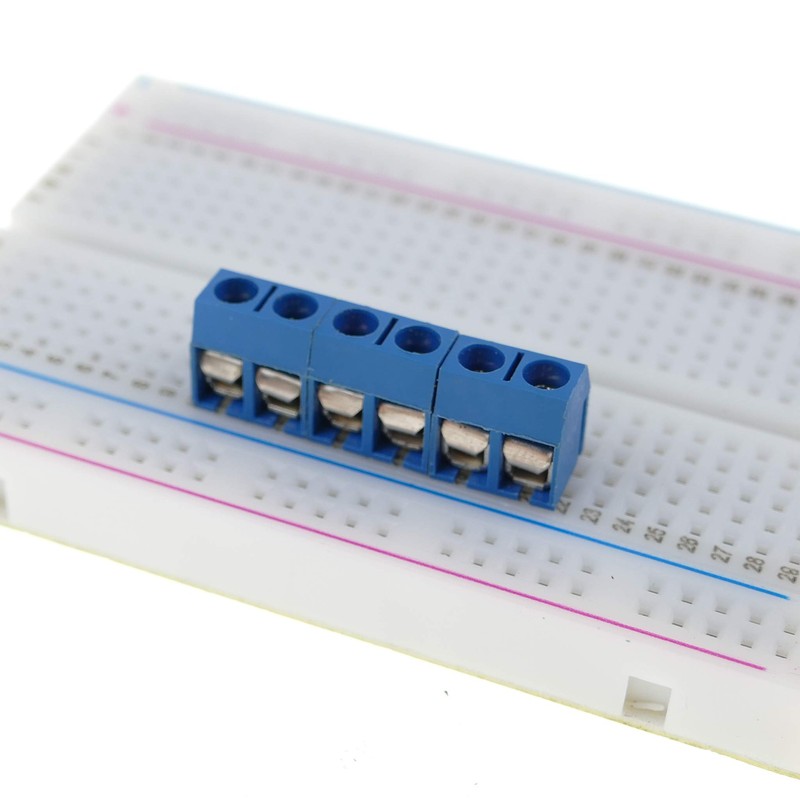 50 x Print Terminals 2-Pin PCB Terminal Block