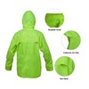 Niruoxn Mens Waterproof Rain Suit With Hood 2 Pieces Lightweight