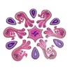KRIWIN® 10-11 inches Dia - Floor/Wall/Table Rangoli Decorative Showpiece (Acrylic)