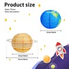 Space Paper Lanterns 8PCS 12 Inch Hanging Planets Lantern Space