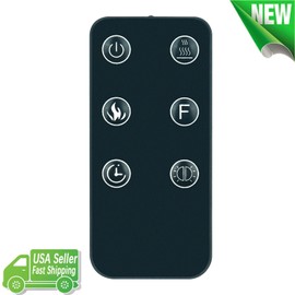 For Mainstays FR113XD Replaced Remote Control for Mainstays Electric Fireplace Heater WFP-22C