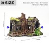 PTFJZ Aquarium Decorations Large Fish Tank Ornament Reptile House Shelter
