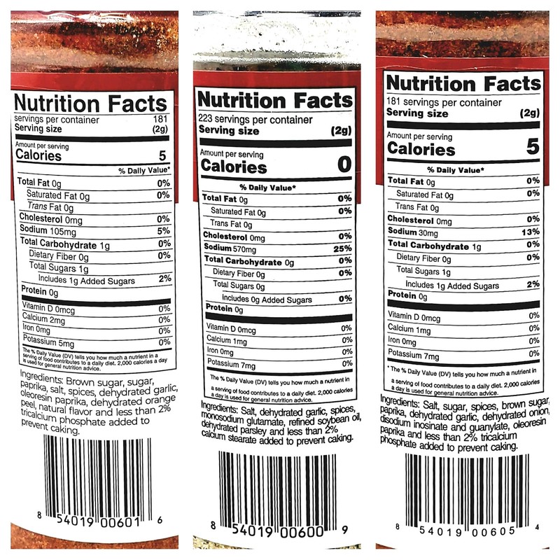Killer Hogs Barbecue Rub Variety Pack - Original BBQ Rub,