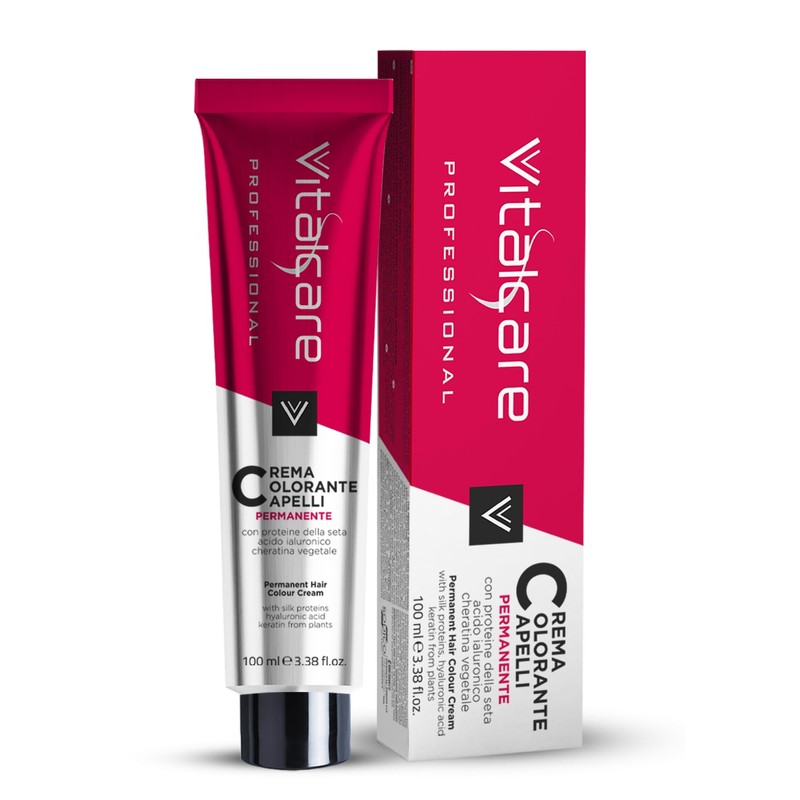 Vitalcare | Professional Permanent Hair Dye with Silk Protein #6/3,