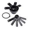 Measuring Cups and Spoons Set 10 Pieces, Durable Plastic Kitchen