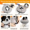 SlowTon Dog Cones Recovery Collars Inflatable, Soft Comfy Dog Cone