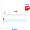 Pinovk Index Cards 5x7 Ruled - Flash Cards for Studying,