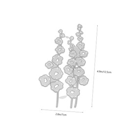 OHPHCALL Flower Craft Die Cutting Stencil Carbon Steel DIY Embossing Mold for Scrapbooking Photo Album Decoration Durable Craft Making Tool for Unique Paper Projects