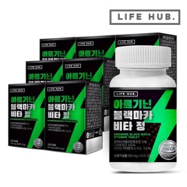 Life Hub (Hyundai Hmall) LifeHerb Arginine Black Maca Vita 7 tablets (420 tablets) 14-month supply / (현대Hmall) 라이프허브 아르기닌 블랙마카 비타 정 7통(420정) 14개월분