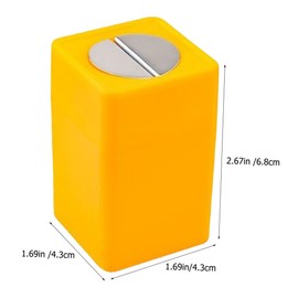 FRCOLOR Blade Storage Box Razor Disposal Container Razor Recycling Tin Corrosion Resistant Home Salon Use