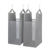 STORAGE MANIAC 2-Pack Hanging Laundry Hamper, Front See-Through Mesh Bag,