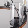 NSRCE Clear Glass Shade for Light Fixture,Cylinder Glass Lamp shade