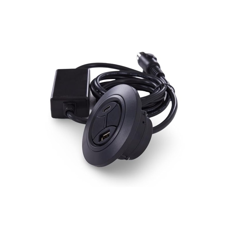 CD008 - Interruptor de repuesto reclinable con enchufe de 2