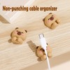 Capybara Cable Organizer, Adorable Animal-Shaped Cable Clips, Desk Cable Management