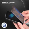 Aipinvip Mens Wallets RFID Blocking Automatic Pop Up Card Wallet