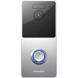 RemoBell WiFi Video Doorbell Night Vision, 2-Way Audio, HD Video, Motion Sensor