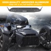 REARACE Aluminum Radiator Protector Skid Plate Guard Fit for Can-Am