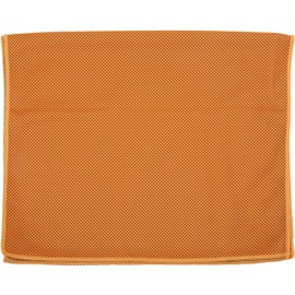 Toalla de Enfriamiento de Microfibra Patrón de Gofre de Hielo Suave de Secado Rápido para Deportes Fitness Naranja 1 Unidad