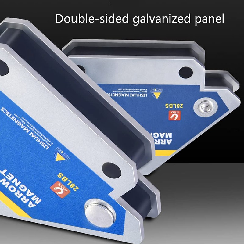 Gjyia 4pcs Triangle Welding Positioner with Magnetic 45° 90° 135°