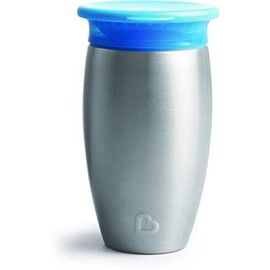 Munchkin 012370 Miracle 360 A Leakproof Stainless Steel Sippy Cup, 296 ml, Multi- Coloured