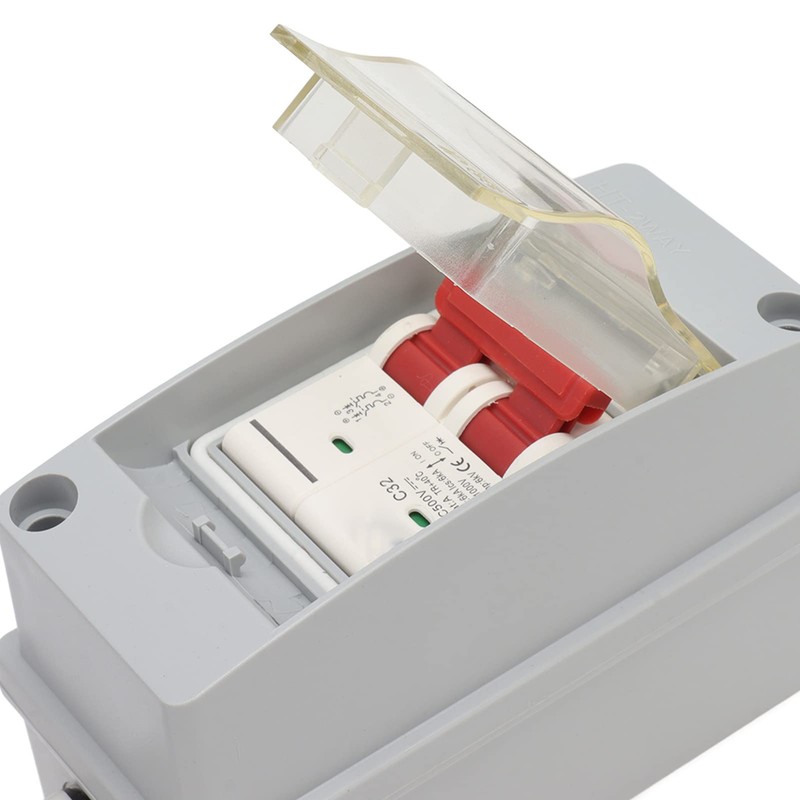 Circuit Breaker, 32A DC 500V 2 Pole Circuit Breaker Protector